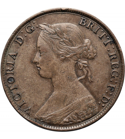 Wielka Brytania, Wiktoria (1837-1901). 1/2 pensa (1/2 Penny) 1861, L.C.W.