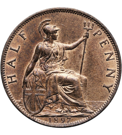 Great Britain, Victoria (1837-1901). 1/2 Penny 1897