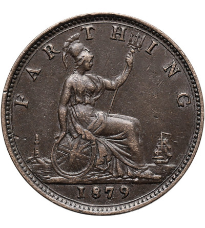 Wielka Brytania, Wiktoria (1837-1901). 1 Farthing 1879