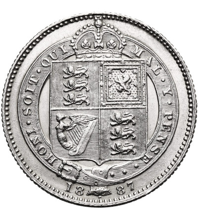 Wielka Brytania, Wiktoria (1837-1901). 1 Szyling (Shilling) 1887