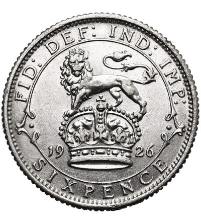 Great Britain, George V (1910-1936). 6 Pence 1926