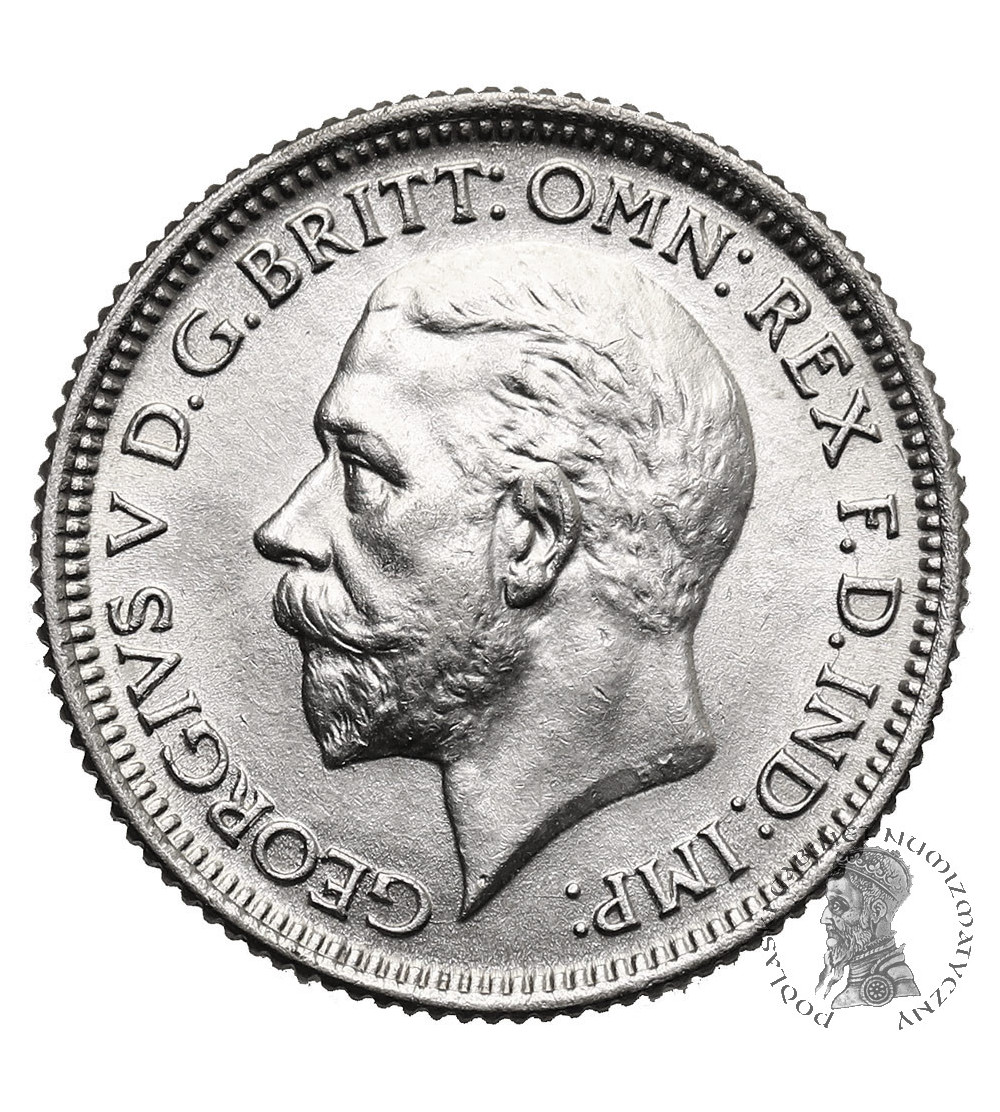 Great Britain, George V (1910-1936). 6 Pence 1928