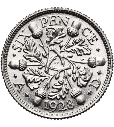 Great Britain, George V (1910-1936). 6 Pence 1928