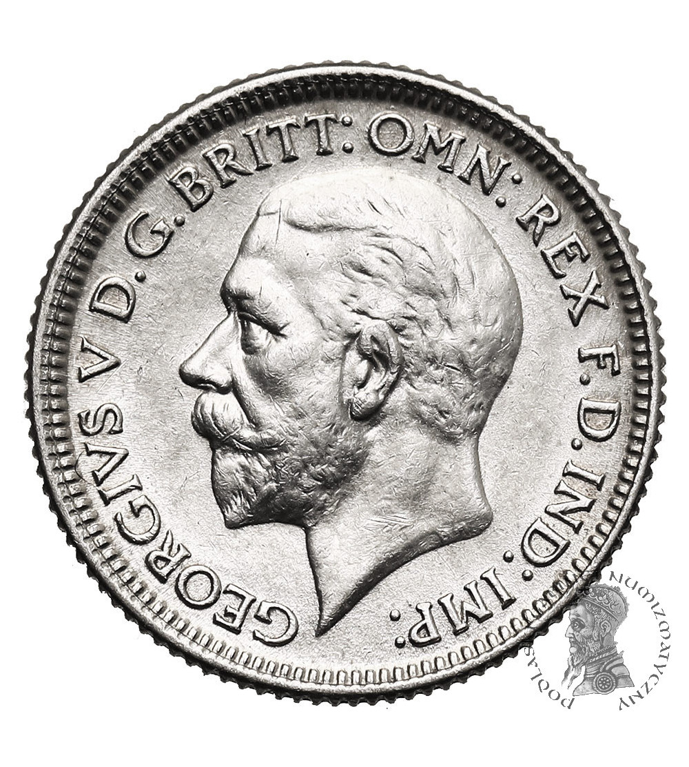 Great Britain, George V (1910-1936). 6 Pence 1928