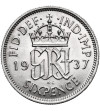 Great Britain, George VI (1936-1952). 6 Pence 1937