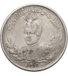 Iran. Sultan Ahmad Shah, AH 1327-1344 / 1909-1925 AD. 2000 Dinars (2 Kran / 2 Qiran), AH 1342 (1332) / 1924 AD - date overstruck