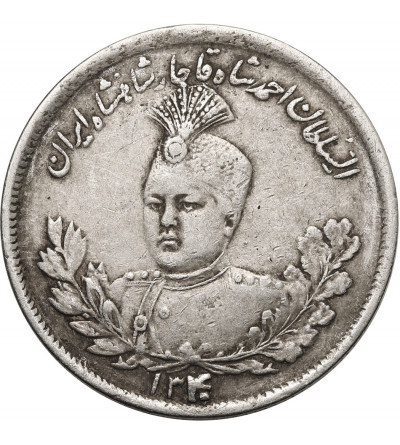 Iran. Sultan Ahmad Shah, AH 1327-1344 / 1909-1925 AD. 2000 Dinars (2 Kran / 2 Qiran), AH 1340 / 1922 AD