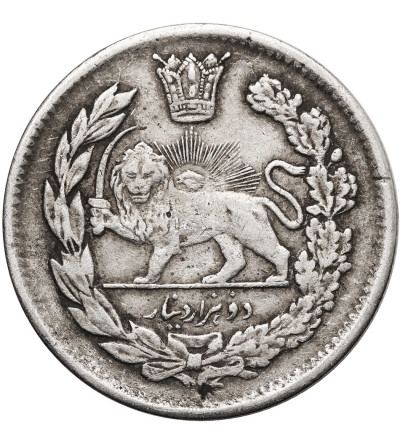 Iran. Sultan Ahmad Shah, AH 1327-1344 / 1909-1925 AD. 2000 Dinars (2 Kran / 2 Qiran), AH 1340 / 1922 AD