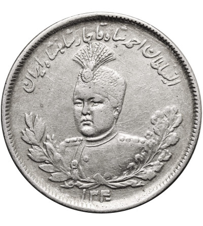 Iran. Sultan Ahmad Shah, AH 1327-1344 / 1909-1925 AD. 2000 Dinars (2 Kran / 2 Qiran), AH 1340 / 1922 AD