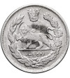 Iran. Sultan Ahmad Shah, AH 1327-1344 / 1909-1925 AD. 2000 Dinars (2 Kran / 2 Qiran), AH 1343 / 1925 AD