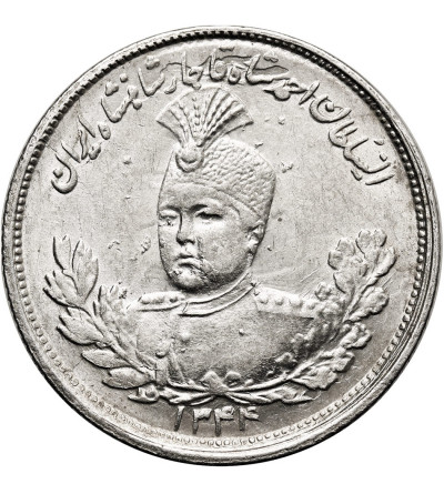 Iran. Sultan Ahmad Shah, AH 1327-1344 / 1909-1925 AD. 2000 Dinars (2 Kran / 2 Qiran), AH 1344 / 1926 AD