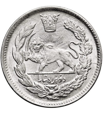 Iran. Sultan Ahmad Shah, AH 1327-1344 / 1909-1925 AD. 2000 Dinars (2 Kran / 2 Qiran), AH 1344 / 1926 AD