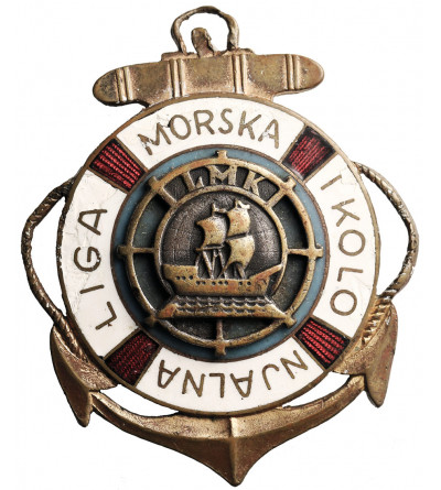 Poland. Maritime and Colonial League badge (1918-1939)
