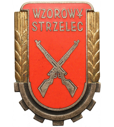 Polska. Odznaka ,,Wzorowy Strzelec", wzór 1951