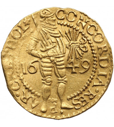 Niderlandy, Prowincja Holland (1581-1795). Dukat (Gouden Dukaat) 1649, Dordrecht