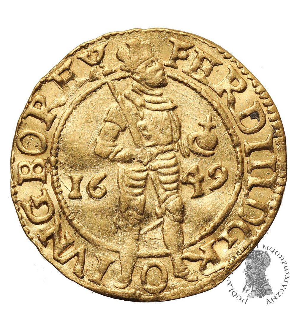 Netherlands, City Campen (Kampen). Ducat (Gouden Dukaat), 1649, Campen mint, with name FERD III