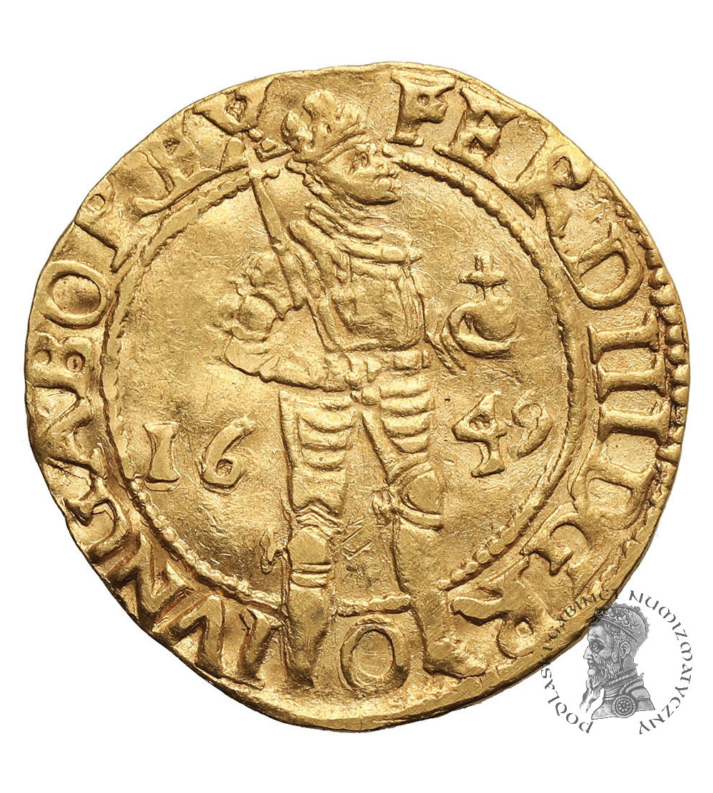 Netherlands, City Campen (Kampen). Ducat (Gouden Dukaat), 1649, Campen mint, with name FERD II