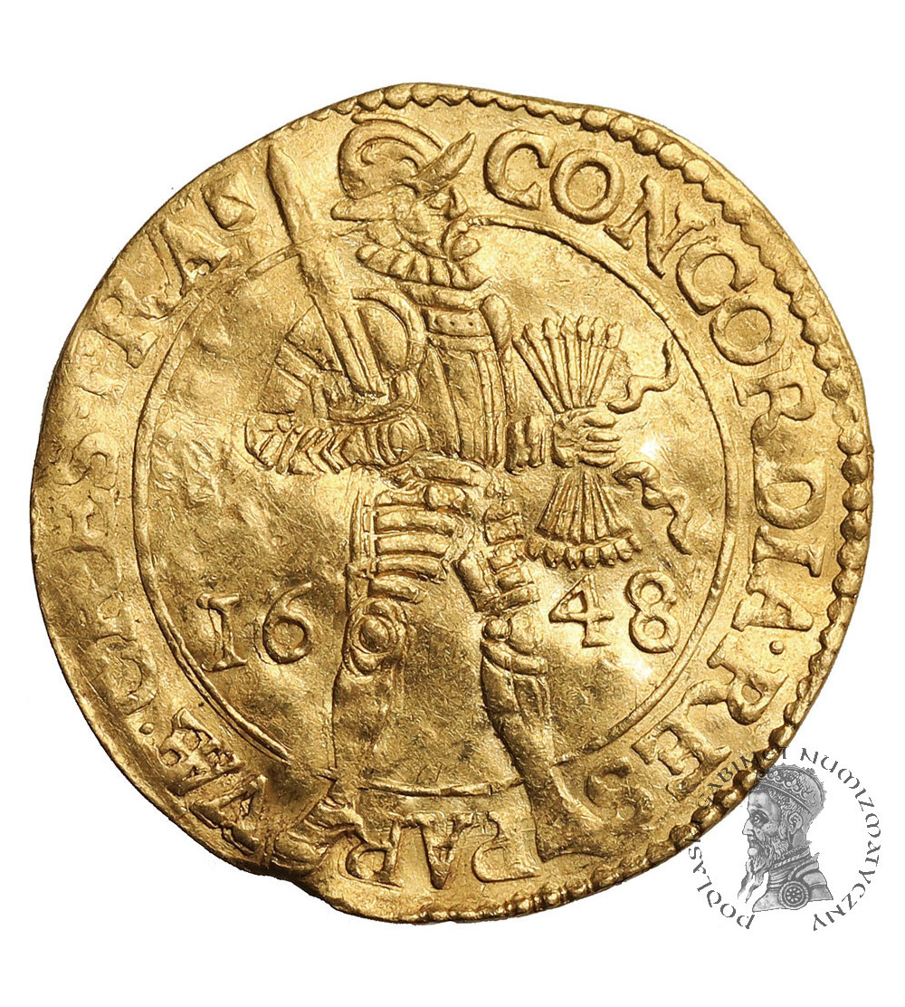 Niderlandy, Prowincja Utrecht (1581-1795). Dukat (Gouden Dukaat), 1648, Utrecht