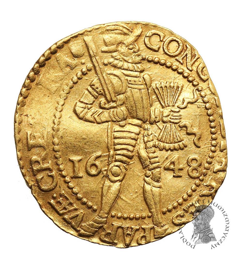 Niderlandy, Prowincja Utrecht (1581-1795). Dukat (Gouden Dukaat), 1648, Utrecht