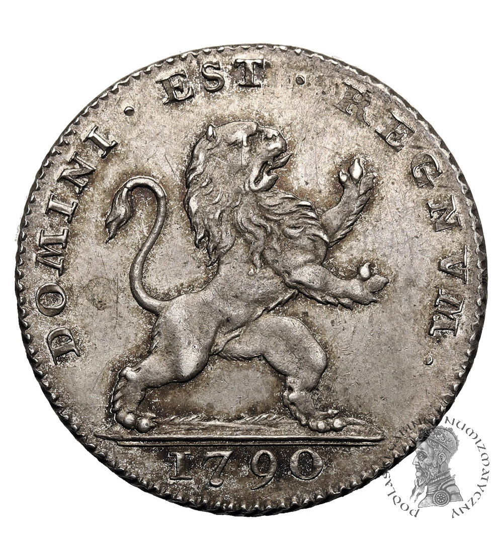 Brabancja (Belgia), Belgijska Rewolucja 1789-1790. 10 Sols (1/2 Florin) 1790, Bruksela