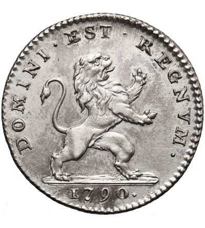 Brabant (Belgium), Belgian Revolution 1789-1790. 1 Florin 1790, Brussels mint