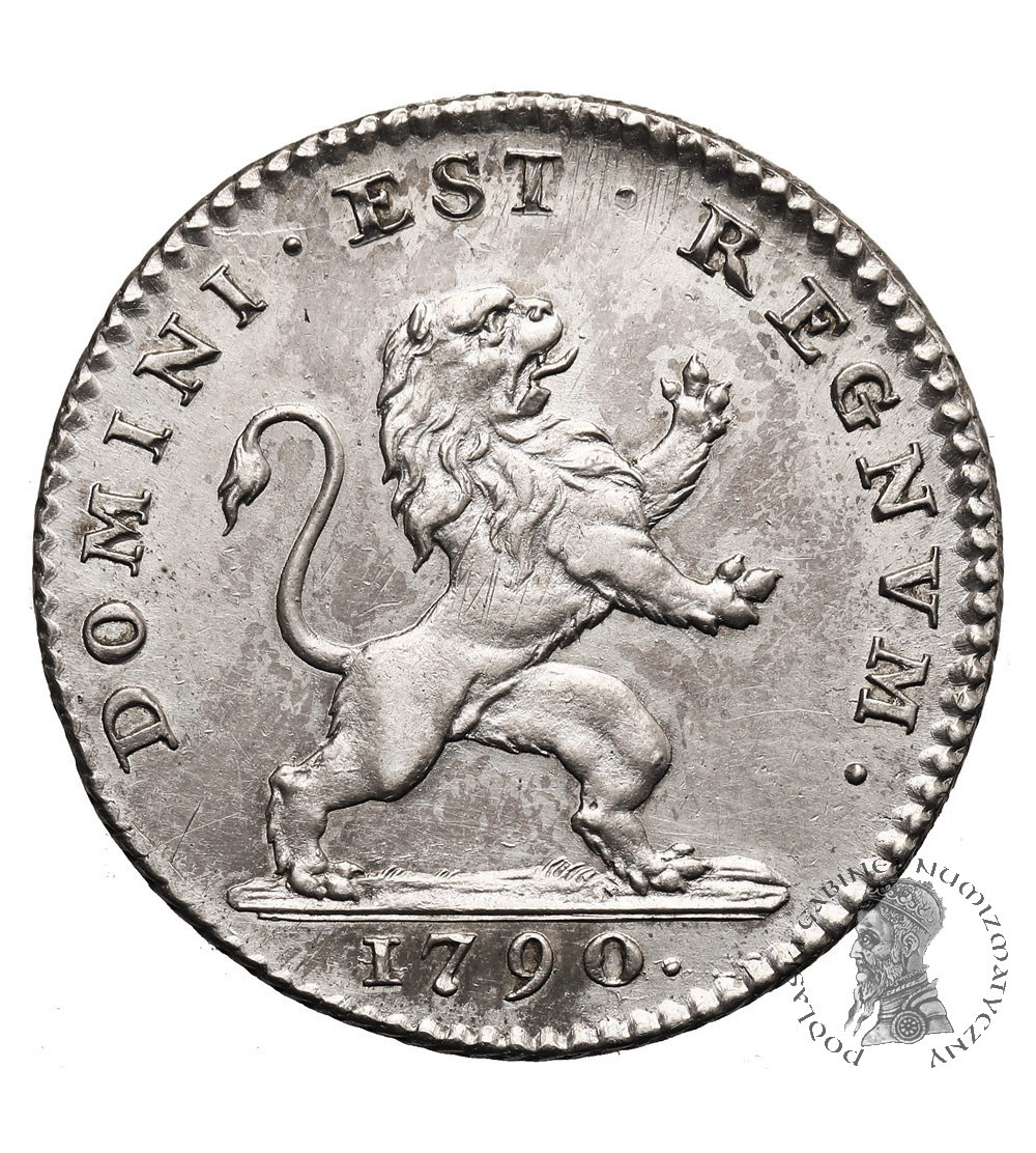 Brabancja (Belgia), Belgijska Rewolucja 1789-1790. 1 Florin 1790, Bruksela