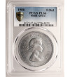 RPA, Elżbieta II. 5 szylingów (Shillings) 1958, PCGS PL 66 (Prooflike)