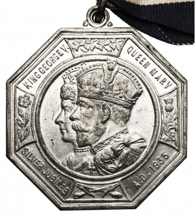 Wielka Brytania, Middlesex, Jerzy V (1910-1936). Medal 1935, Srebrny Jubileusz