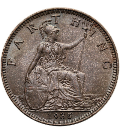 Wielka Brytania, Jerzy V (1910-1936). 1 Farthing 1935