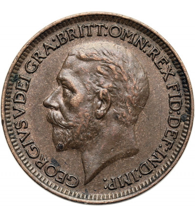 Wielka Brytania, Jerzy V (1910-1936). 1 Farthing 1928
