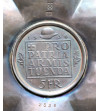 Switzerland / Schweiz / Suisse. Silver bowl/saucer with a 5 Francs coin 1936 HELVETIA, Confederation Armament Fund