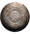 Austria, Maria Theresa (1740-1780). Silver bowl / saucer with a 1 Thaler coin 1780