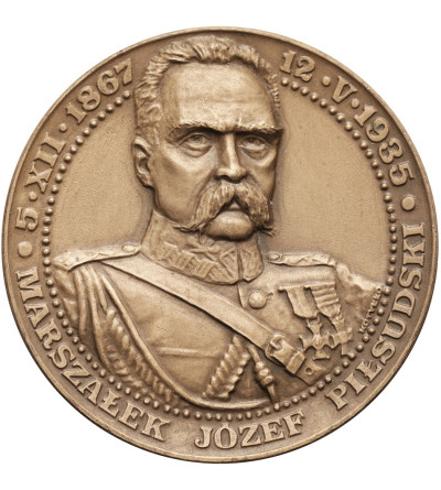 Poland, PRL (1952-1989). Medal 1988, Marshal Jozef Pilsudski, Regaining Independence November 11, 1918, T.W.O.