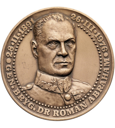 Poland. Medal 1991, General Roman Abraham, Polish Cavalry September 1939, T.W.O.
