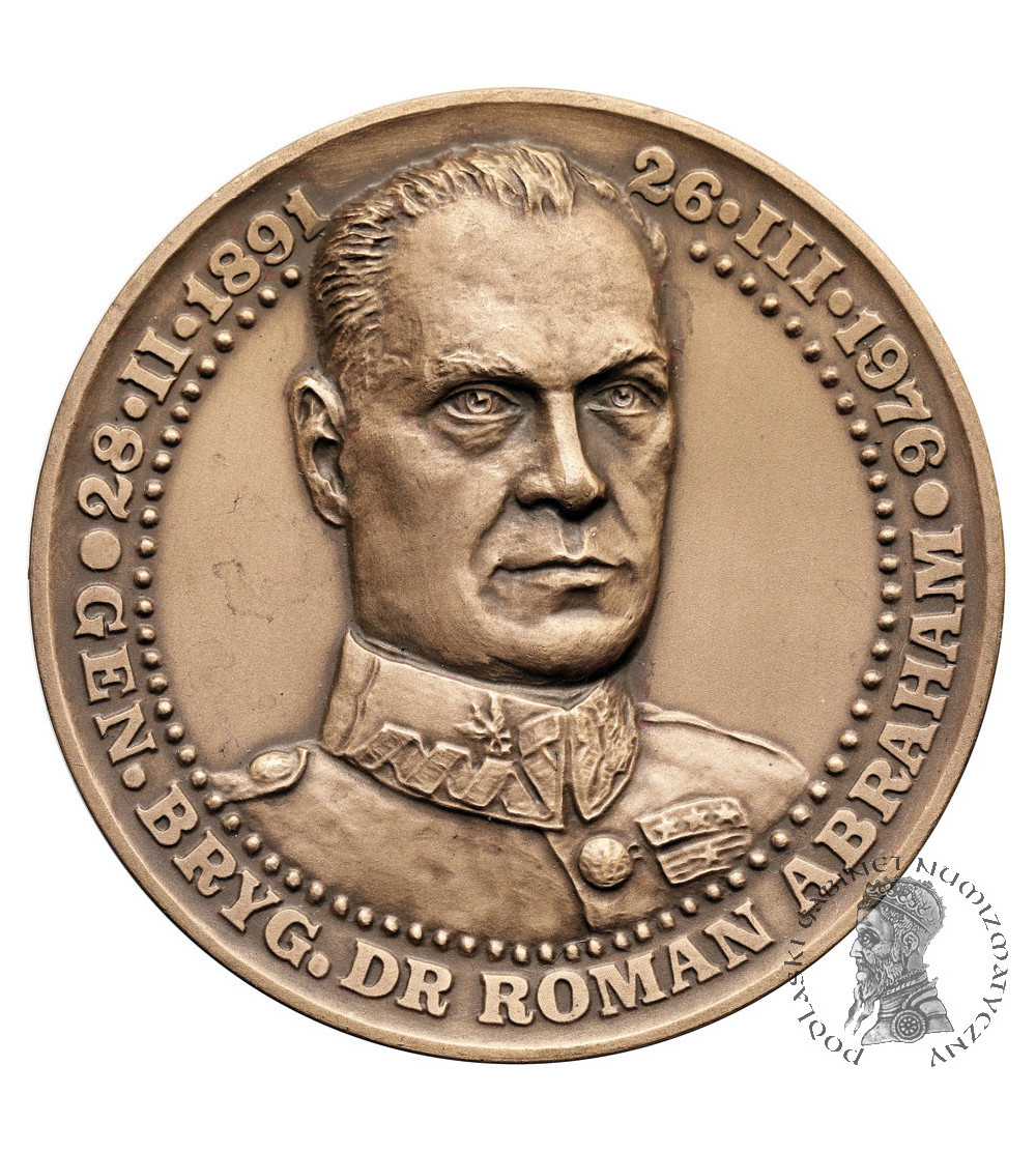 Poland. Medal 1991, General Roman Abraham, Polish Cavalry September 1939, T.W.O.