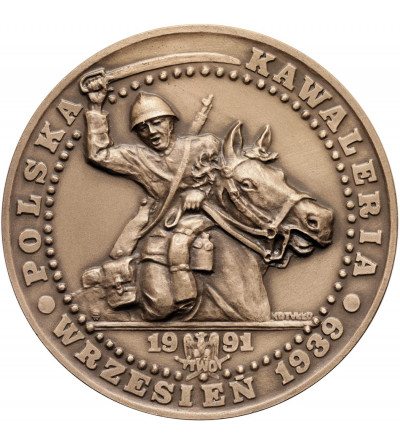 Poland. Medal 1991, General Roman Abraham, Polish Cavalry September 1939, T.W.O.