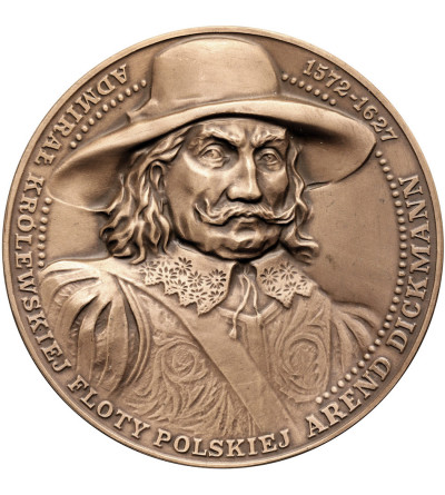 Poland. Medal 1993, Admiral of the Royal Polish Fleet Arend Dickmann, Battle of Oliva, T.W.O.