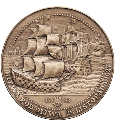 Poland. Medal 1993, Admiral of the Royal Polish Fleet Arend Dickmann, Battle of Oliva, T.W.O.