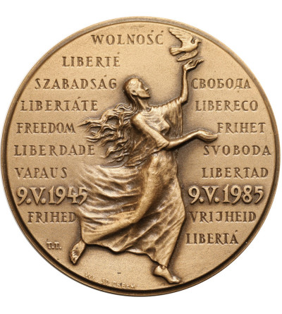 Poland, PRL (1952-1989). Medal 1985, 40th Anniversary of Victory over Fascism