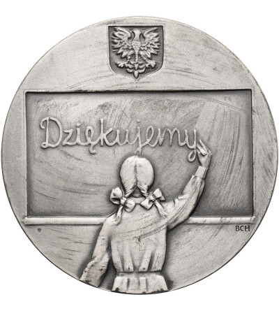 Polska, PRL (1952-1989). Medal 1986, Krajowy Komitet Pomocy Szkole