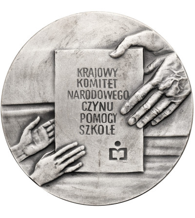 Polska, PRL (1952-1989). Medal 1986, Krajowy Komitet Pomocy Szkole