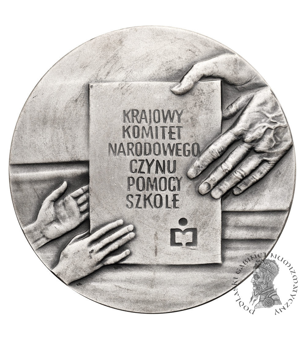 Polska, PRL (1952-1989). Medal 1986, Krajowy Komitet Pomocy Szkole