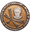 Poland, PRL (1952–1989), Oświęcim.  Medal 1987, the 30th anniversary of the Sports Championship Comprehensive School Complex