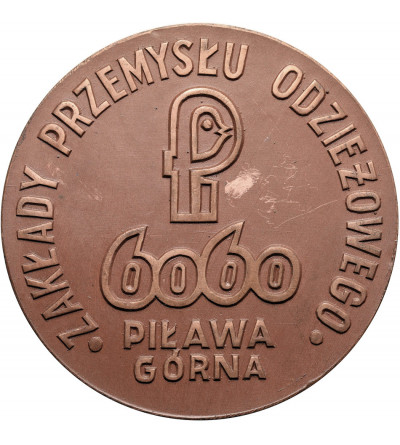Poland, PRL (1952-1989). Medal for Good Cooperation for the Benefit of Consumers, "Bobo" Clothing Industry Plant