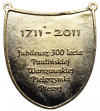 Poland. Gorget 2011, 300th anniversary of the Pauline Warsaw Walking Pilgrimage (1711–2011)