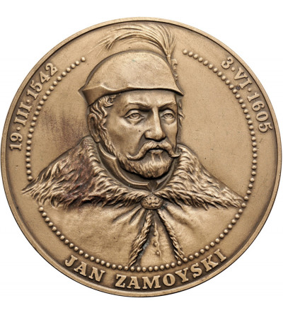 Polska. Medal 1991, Jan Zamoyski, bitwa pod Byczyną, seria T.W.O.