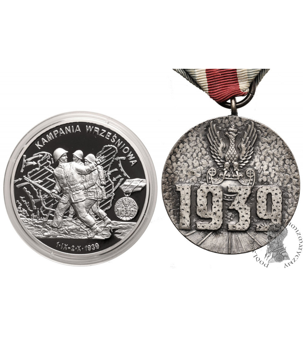 Poland. The 1939 September Campaign Medal and the 1939 Medal for Participation in the Defensive War Poland. The 1939 September Campaign Medal and the 1939 Medal for Participation in the Defensive War