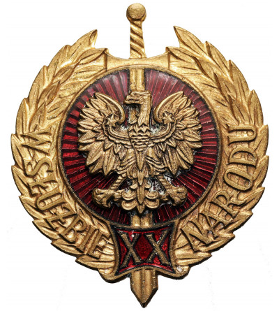 Poland, PRL (1952-1989). Badge “XX Years in the Service of the Nation”