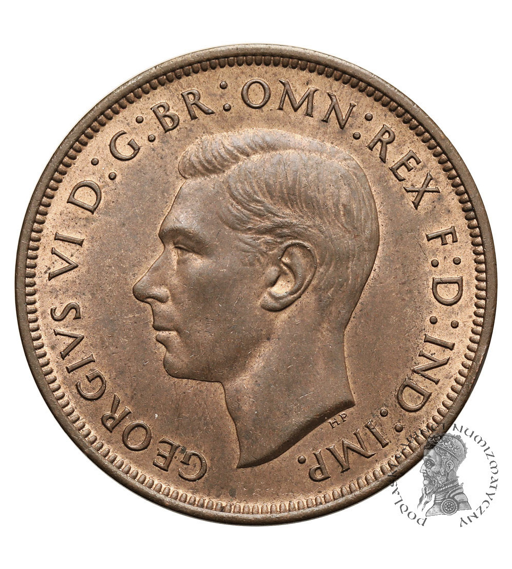 Wielka Brytania, Jerzy VI (1936-1952). 1 pens (Penny) 1938 Wielka Brytania, Jerzy VI (1936-1952). 1 pens (Penny) 1938