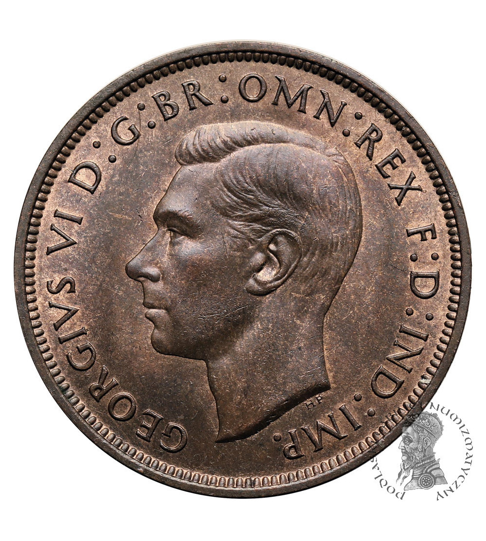 Great Britain, George VI (1936-1952). 1 Penny 1938